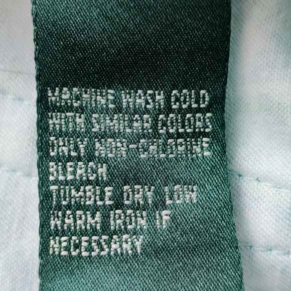 LAUREN RALPH LAUREN Paisley Stretch Blue Green Capri Pants 10 - Picture 6 of 7